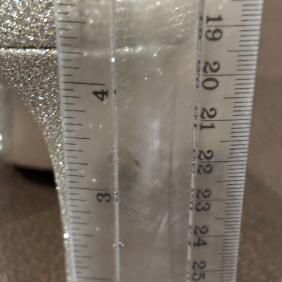 Sam Edelman Hazel pointed toe pump gold mesh Heel - Picture 13 of 14